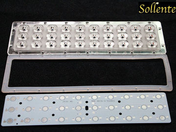 Componenti asimmetriche dell'iluminazione pubblica della lente LED, tipo 3 moduli di illuminazione di MCPCB LED