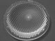 Una lente convessa ottica chiara rotonda da 10 watt LED il Plano 38 millimetri 60 gradi